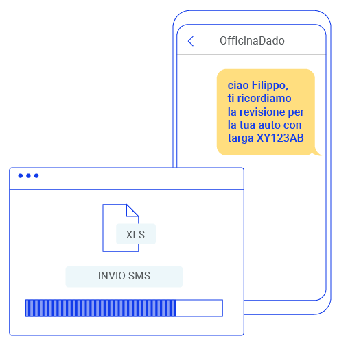 Invio sms multipli da excel